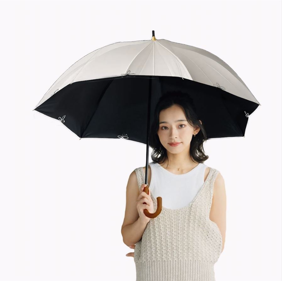 #5 Umbrella Sun/Rain "White Flower"