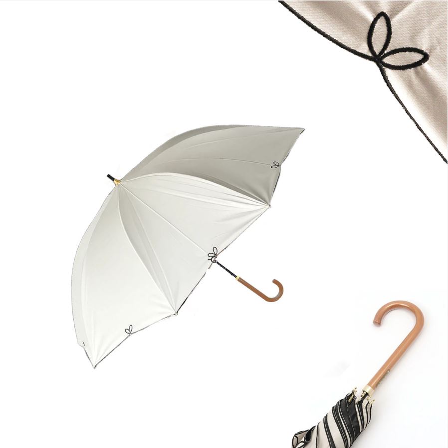 #5 Umbrella Sun/Rain "White Flower"